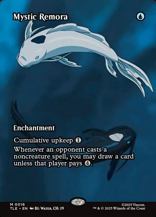 Mystic Remora - Borderless - Full Art - Enchantment - Inverted
