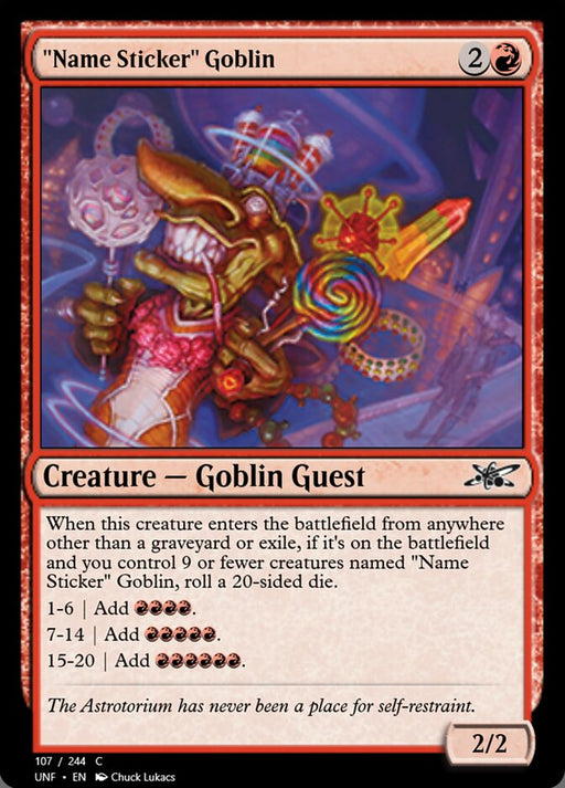 "Name Sticker" Goblin (Foil)