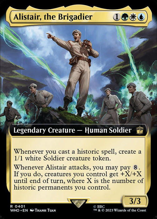 Alistair, the Brigadier - Extended Art - Legendary