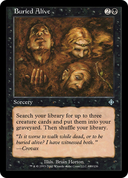 Buried Alive - Retro Frame