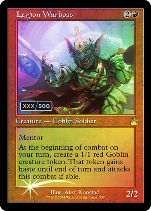Legion Warboss - Retro Frame (Foil)
