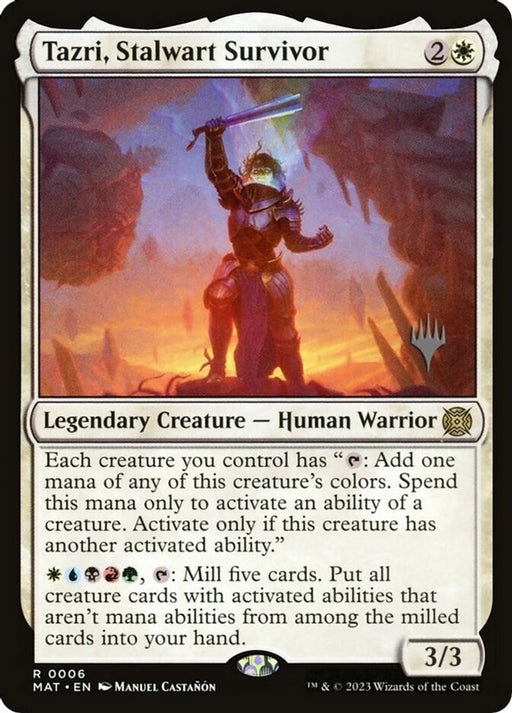 Tazri, Stalwart Survivor - Legendary (Foil)
