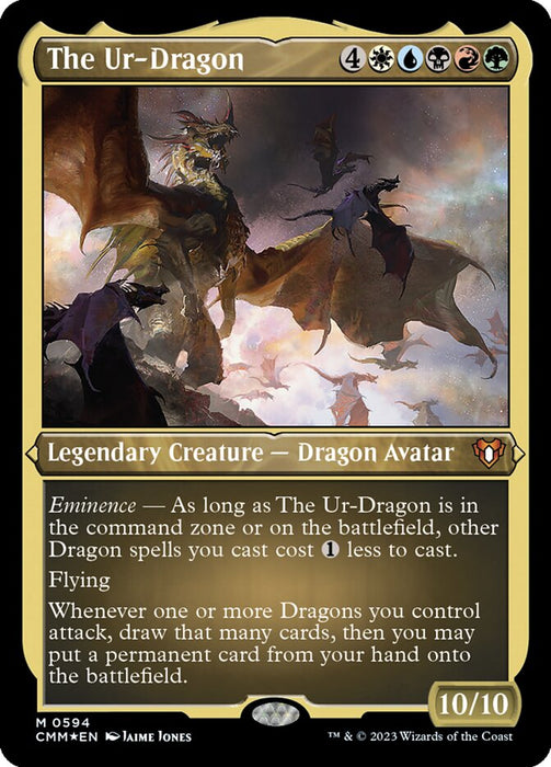 The Ur-Dragon - Etched - Inverted - Legendary - Etched (Foil)