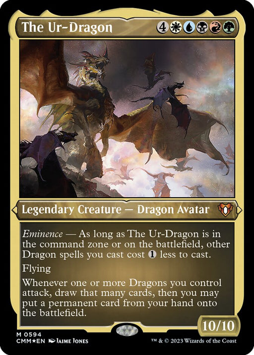 The Ur-Dragon - Etched - Inverted - Legendary - Etched (Foil)