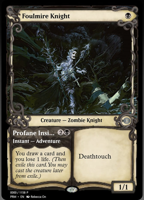 Foulmire Knight // Profane Insight (Foil)