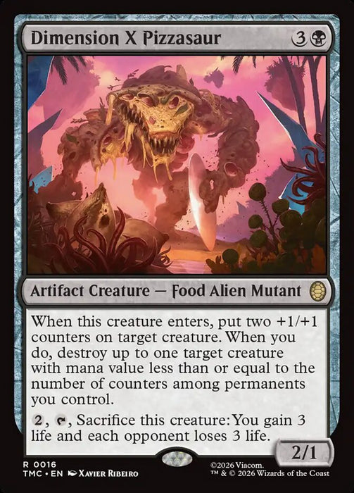 Dimension X Pizzasaur (Foil)