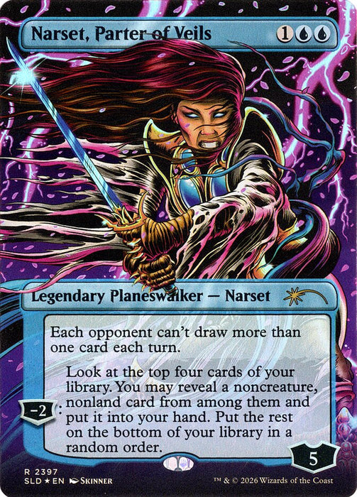Narset, Parter of Veils - Borderless - Inverted (Foil)