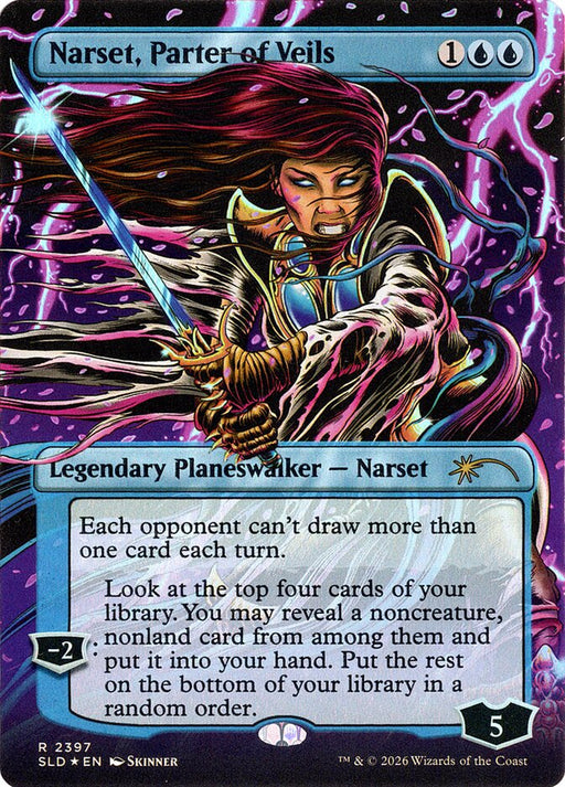 Narset, Parter of Veils - Borderless - Inverted (Foil)