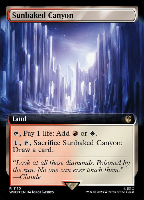 Sunbaked Canyon - Extended Art - Surge Foil (Foil)