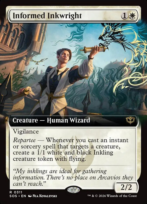 Informed Inkwright - Extended Art (Foil)