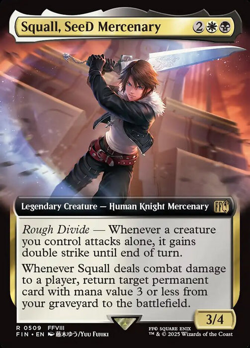 Squall, SeeD Mercenary - Legendary - Extended Art