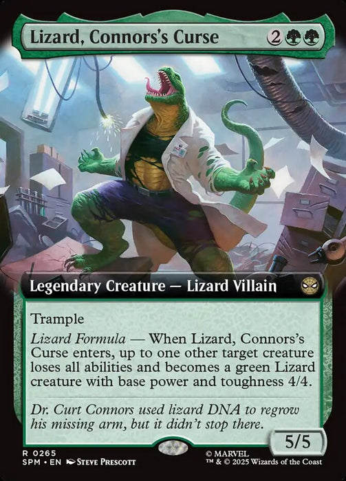 Lizard, Connors's Curse - Extended Art - Legendary (Foil)