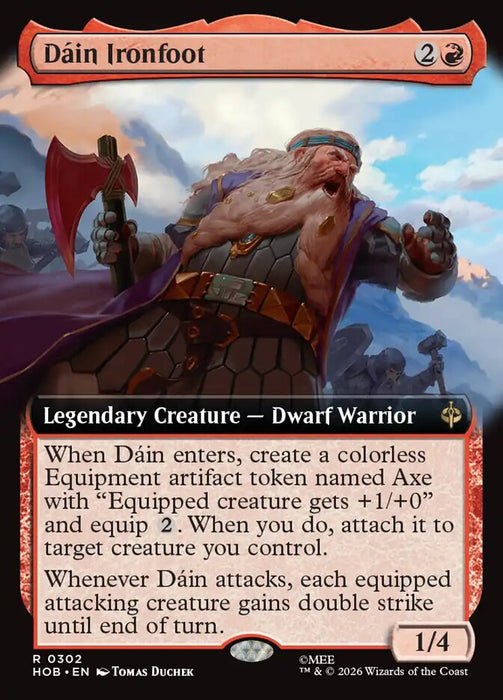 Dáin Ironfoot - Extended Art (Foil)