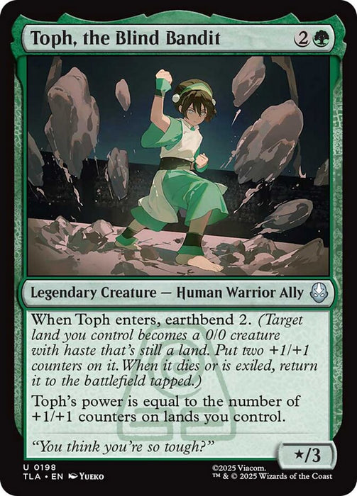 Toph, the Blind Bandit - Legendary
