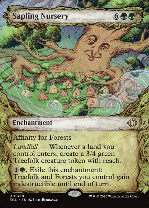 Sapling Nursery - Borderless - Enchantment - Showcase (Foil)