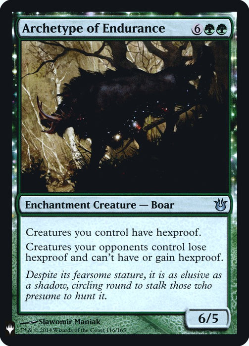Archetype of Endurance - Enchantment (Foil)