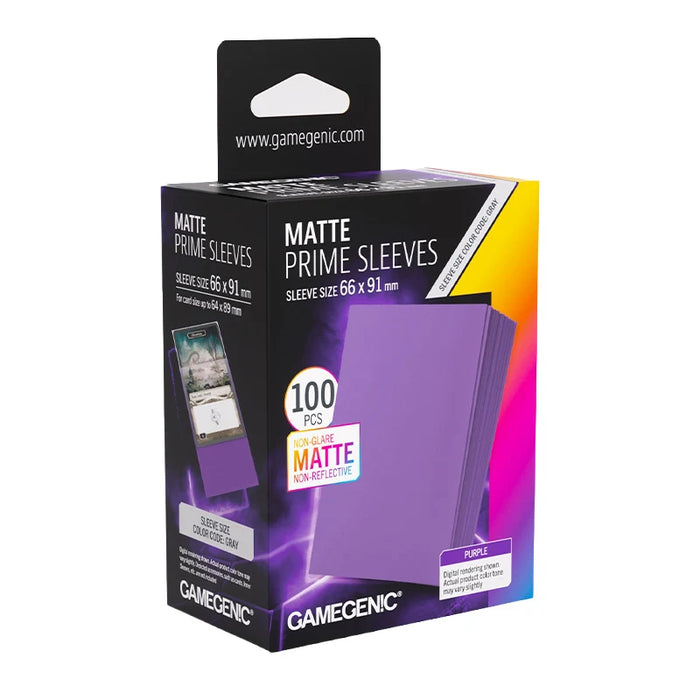 Gamegenic Prime Matte Sleeves-Purple