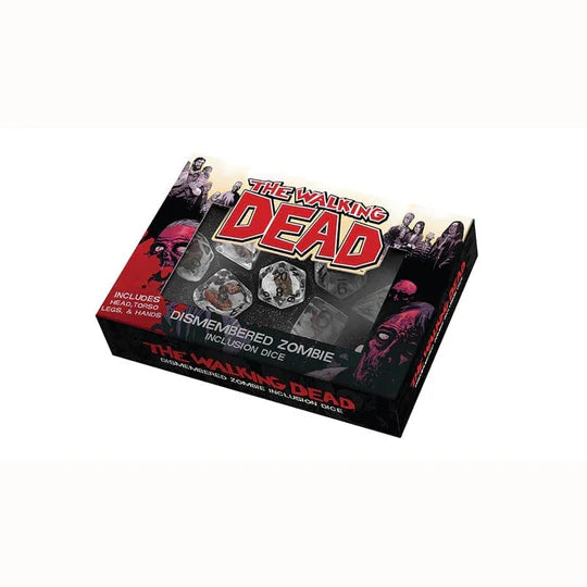 Fanroll: The Walking Dead RPG - Zombie Resin Poly Dice Set