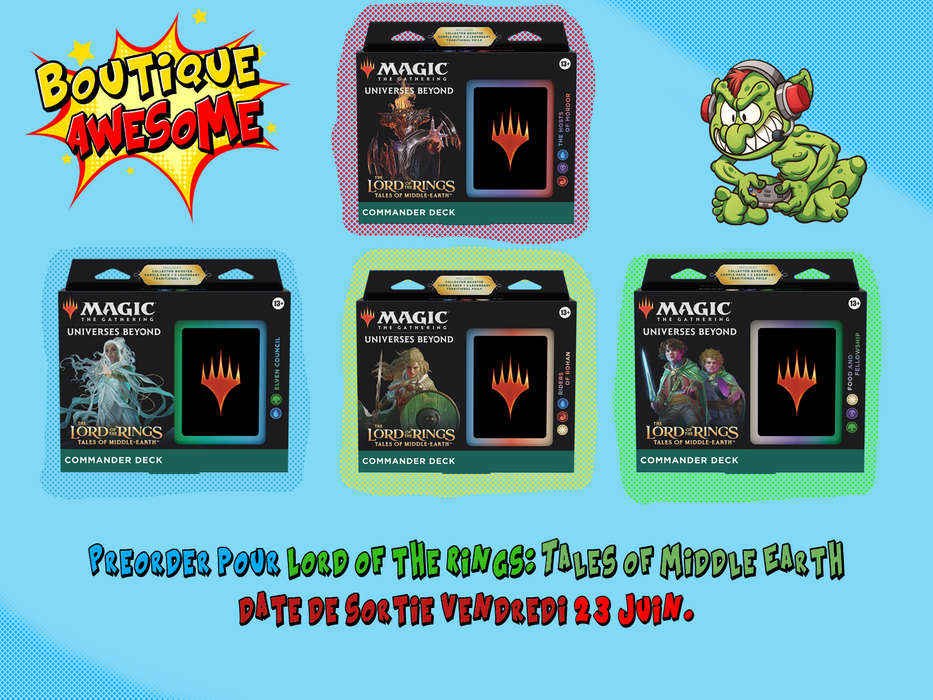 The Lord of the Rings: Tales of Middle-Earth Commander Decks