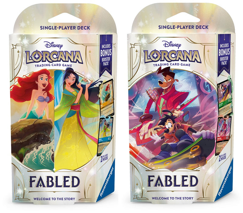 Disney Lorcana: Fabled - Starter Deck SET OF TWO (Français)