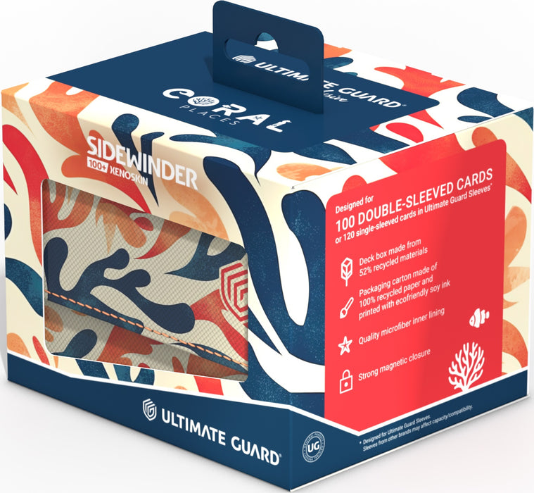Ultimate Guard Sidewinder 100+ Xenoskin - CORAL PLACES MELLOW SEA