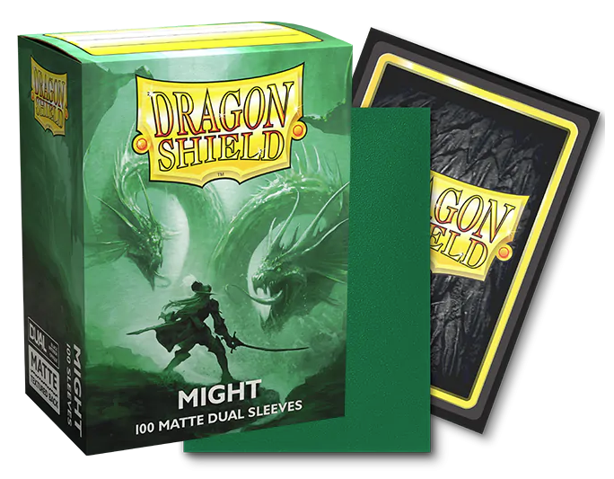 Dragon Shield: Dual Matte: Might (Green)