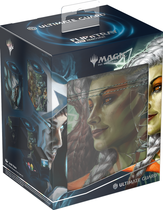 UG FLIP N TRAY Deck Case Xenoskin 133+ MTG Reality Fractured Blue/Green Uncommon