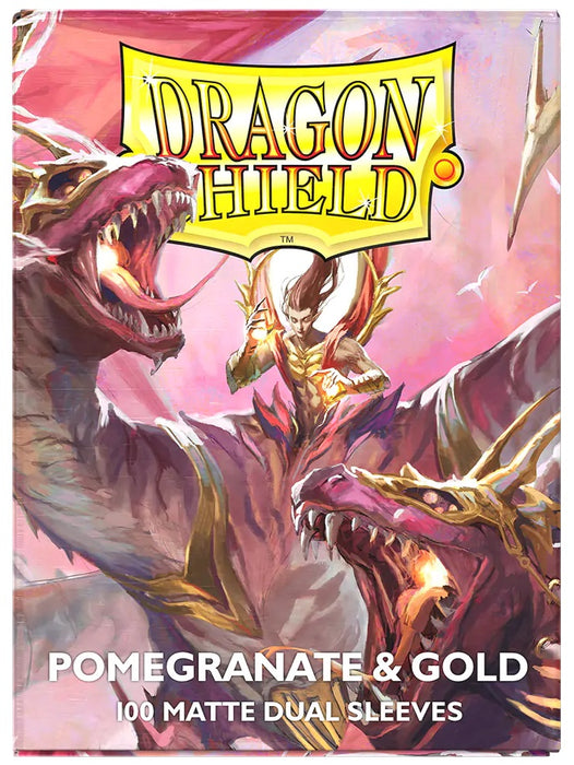 Dragon Shield Dual Matte 100 CT - Pomegranate Gold