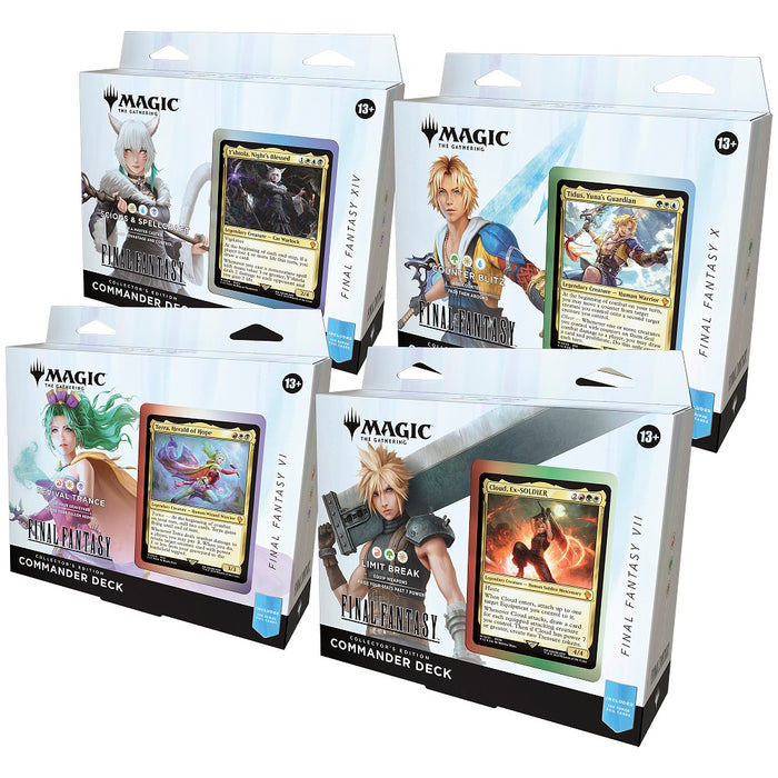 Magic: The Gathering Final Fantasy Collector Commander Decks (Set of 4)