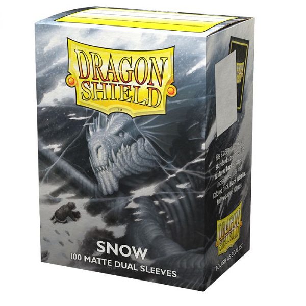 Dragon Shield: Dual Matte: Snow (White)