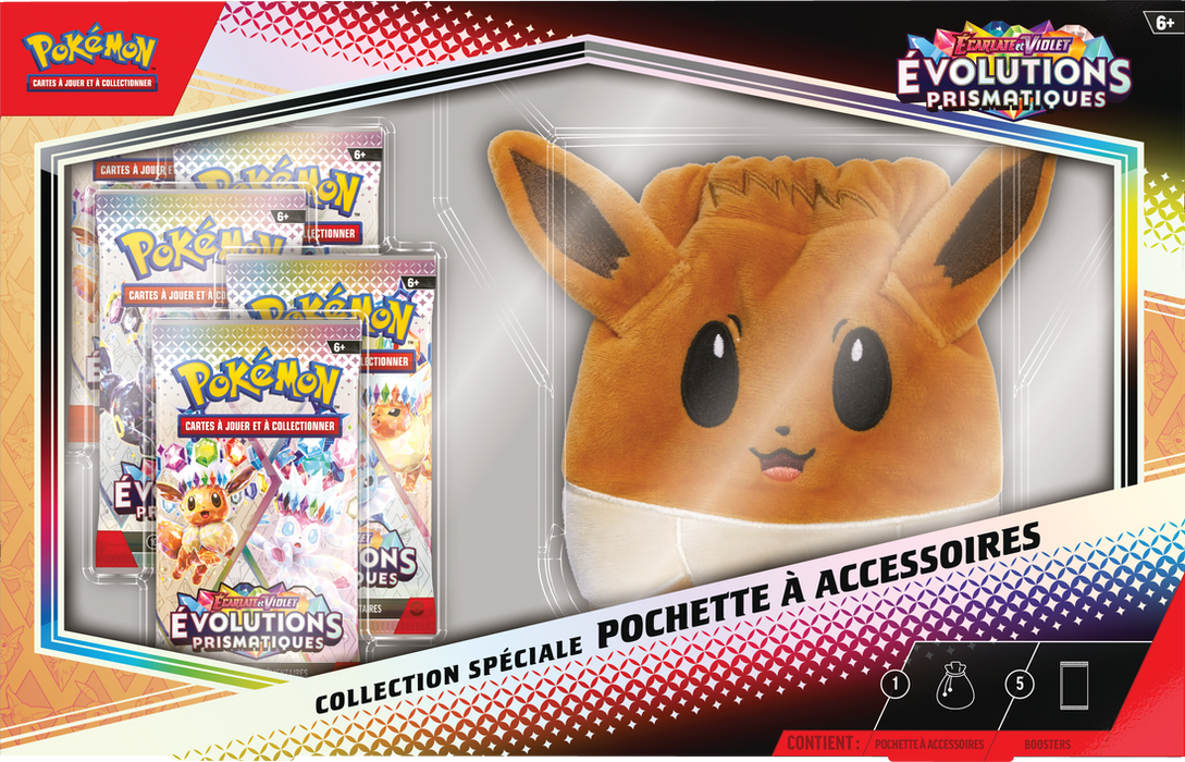 Pokemon Prismatic Evolutions Accessory Pouch Special Collection - FR