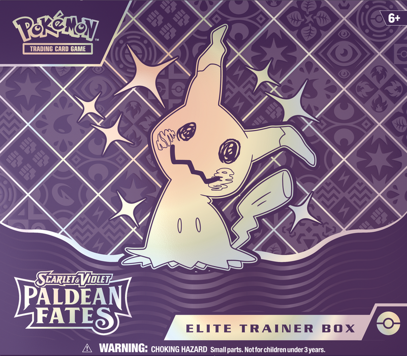 Pokémon TCG - SV04.5 - Scarlet & Violet - Paldean Fates - Elite Trainer Box - Releases January 26, 2024