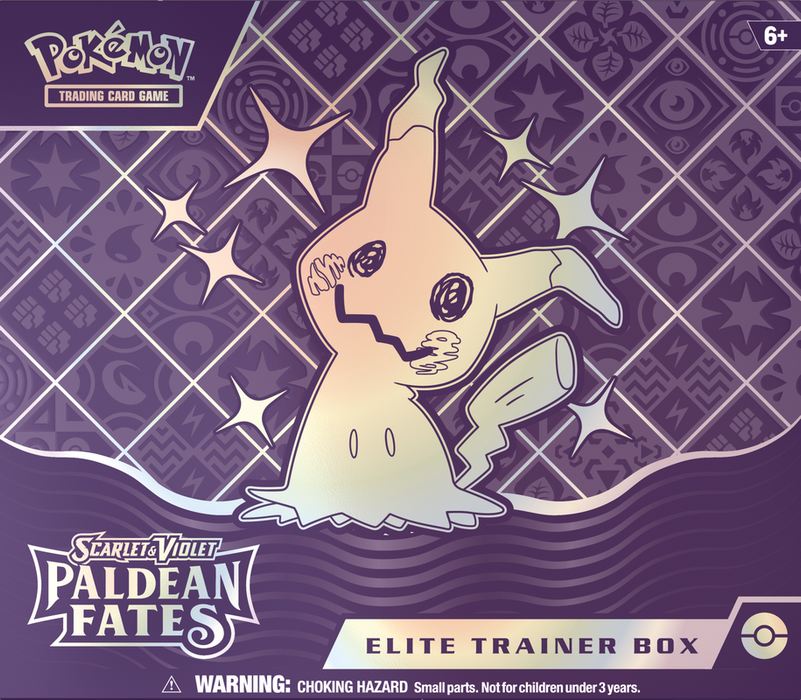 Pokémon TCG: Scarlet & Violet - Paldean Fates - Elite Trainer Box - Releases January 26, 2024