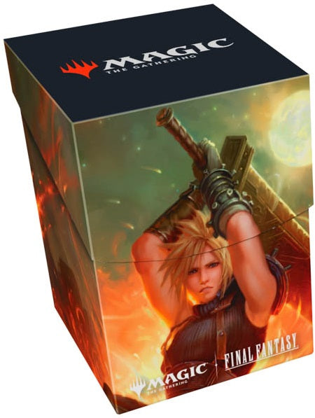 Ultra-Pro MTG Final Fantasy 100+ Deck Box - Cloud, Ex-SOLDIER (Commander)
