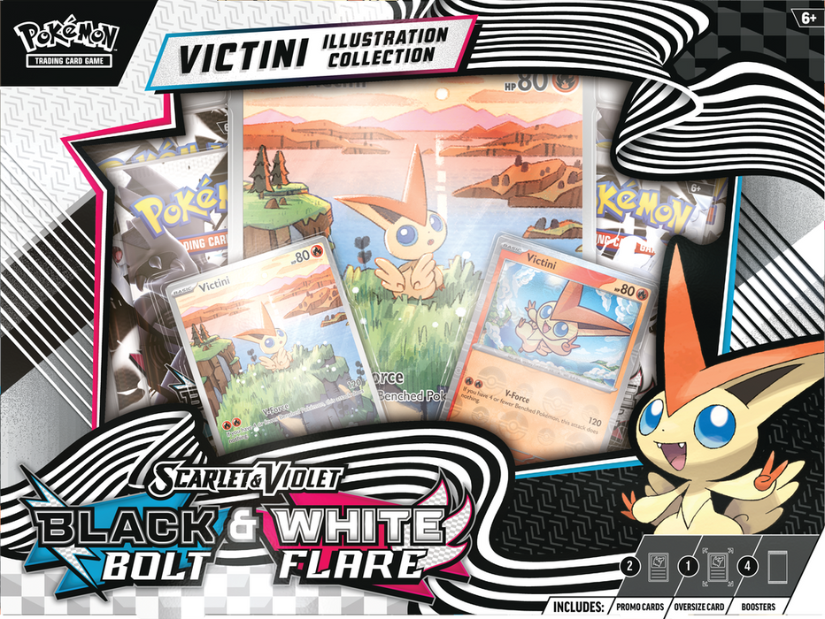 FRANCAIS Pokemon TCG - Scarlet and Violet : Black Bolt/White Flare - Victini Illustration Collection