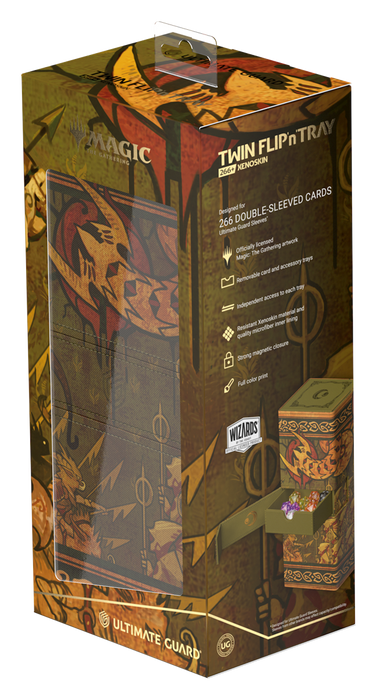UG TWIN FLIP N TRAY DECK CASE XENOSKIN MTG LORWYN ECLIPSED ARTIFACT MYTHIC 266+