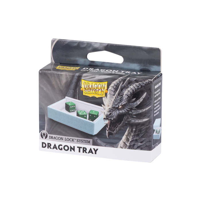 DRAGON SHIELD Dragon Tray - White & Aqua