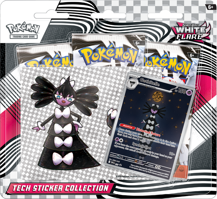 Pokemon TCG - Scarlet and Violet : White Flare - Tech Sticker Collection