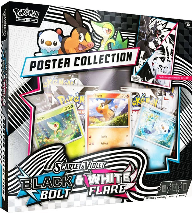 Pokemon TCG - Scarlet and Violet : Black Bolt/White Flare - Unova Poster Collection (FRENCH)