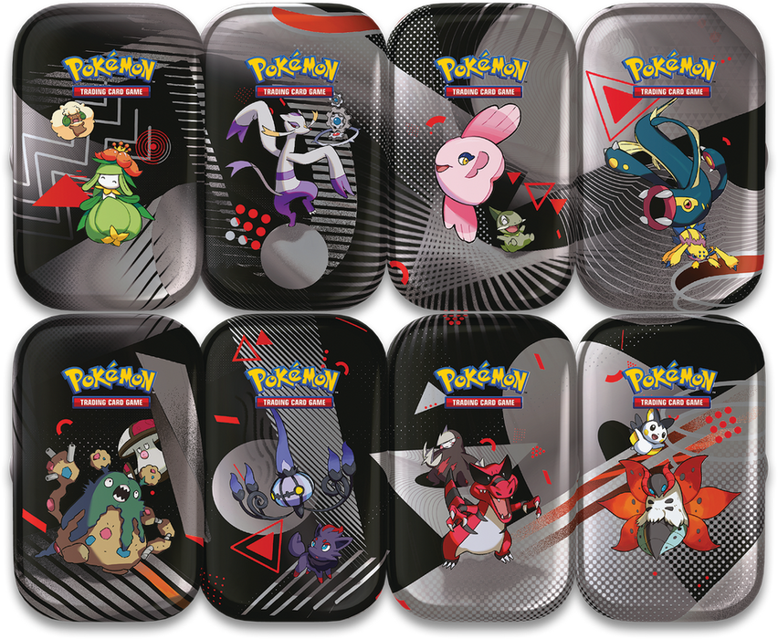 Pokemon TCG - Scarlet and Violet : Black Bolt/White Flare - Unova Mini Tin Display (FRENCH)