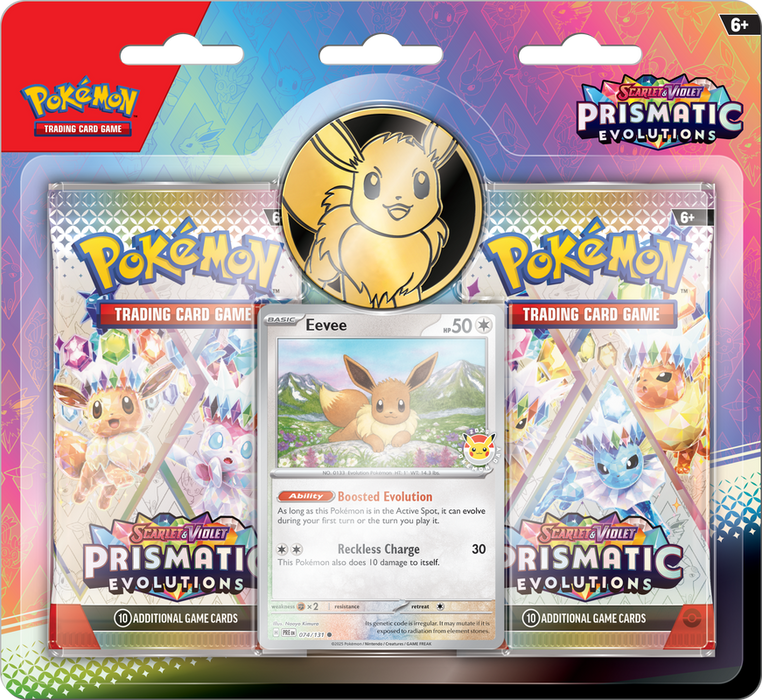 Pokemon Prismatic Evolution : 2-Pack Blister