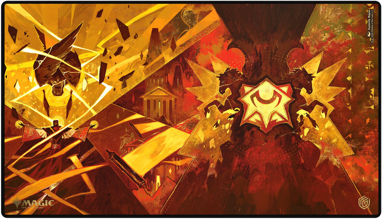 UG Playmat MTG Secrets of Strixhaven - Lorehold