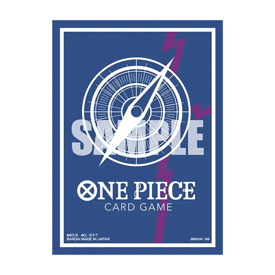 ONE PIECE CG Sleeves Set 16 - Standard Blue ver. Rocks.D.Xebec