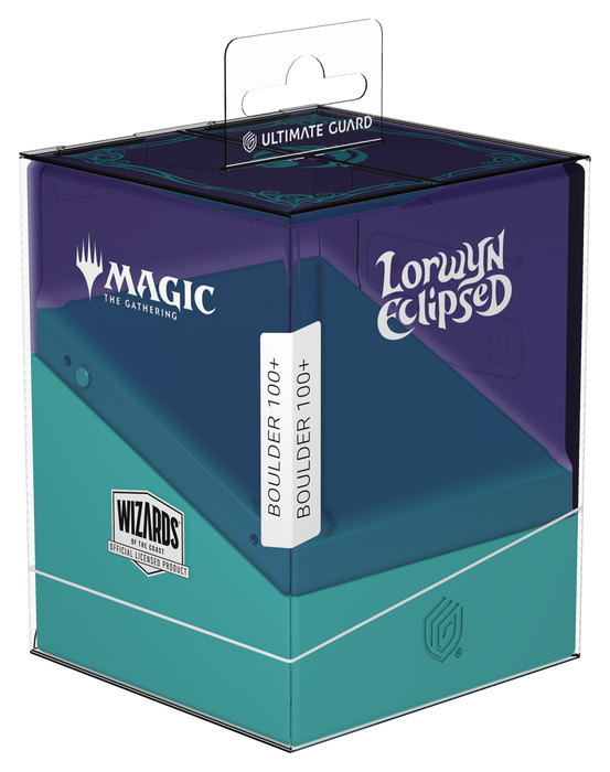 UG DECK CASE BOULDER 100+ MTG LORWYN ECLIPSED - PURPLE/BLUE