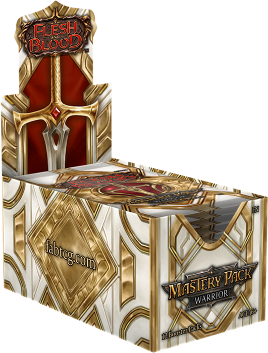 FLESH AND BLOOD Mastery Pack Warrior Booster Display