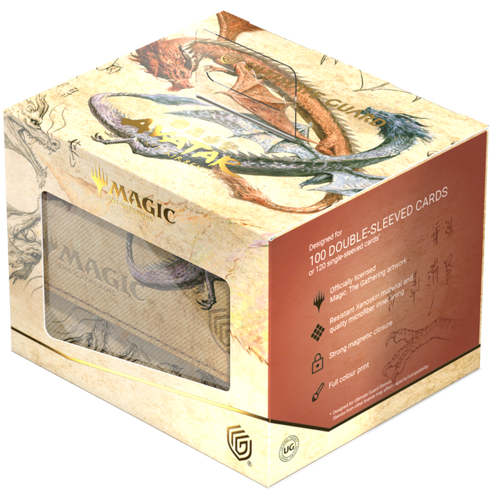 UG DECK CASE SIDEWINDER 100+ XENOSKIN MTG AVATAR: THE LAST AIRBENDER - RED RARE (ALT ART)