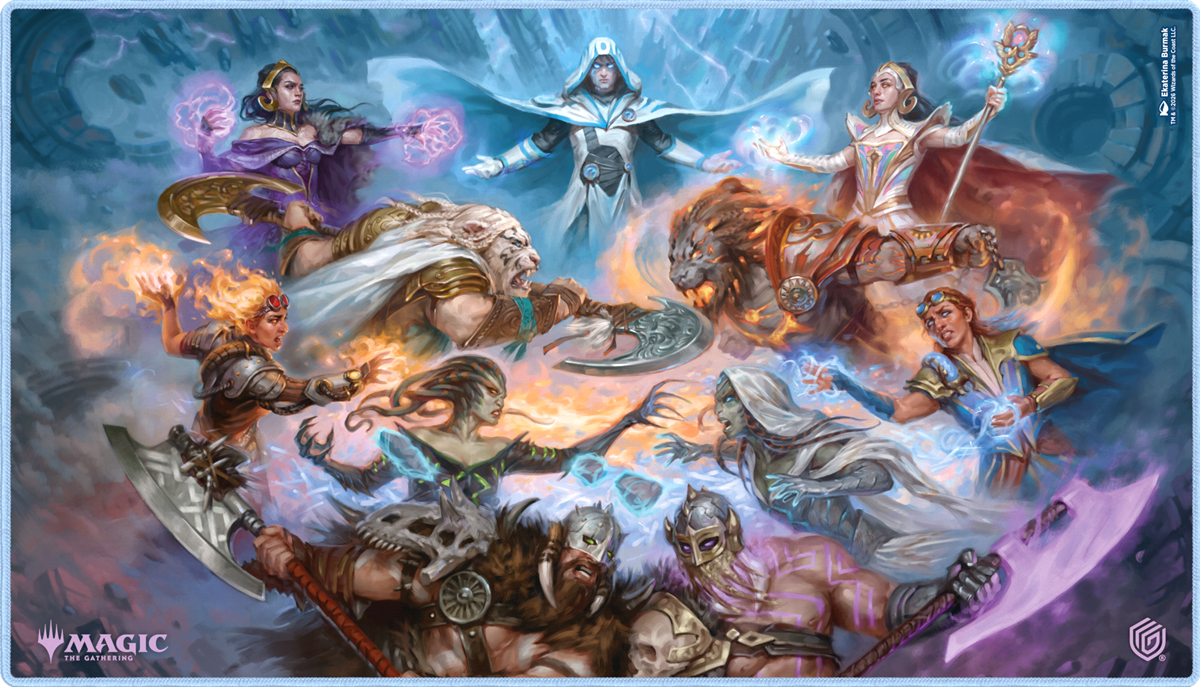 UG Playmat MTG Reality Fracture - Red Rare 1