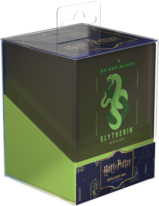 Ultimate Guard DECK CASE BOULDER 100+ HARRY POTTER 4 HOUSES SLYTHERIN
