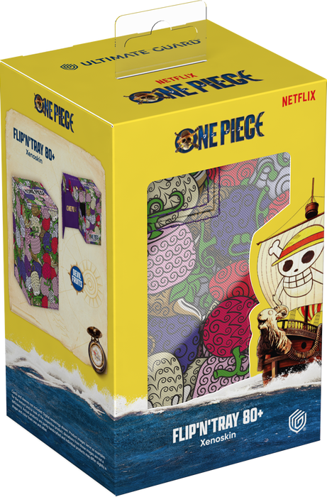 UG FLIP N TRAY DECK CASE Xenoskin 80+ One Piece -Devilfruit Pattern