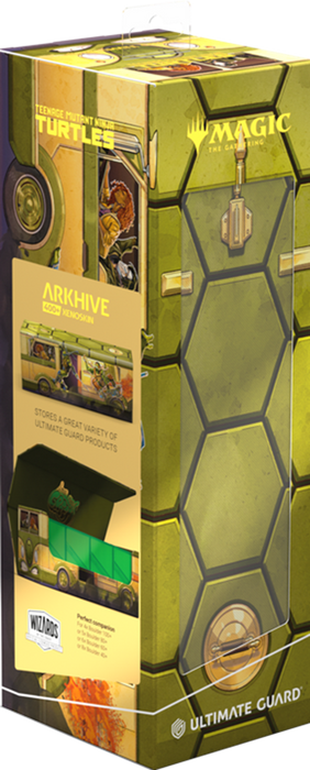 UG DECK CASE ARKHIVE 400+ XENOSKIN MTG TEENAGE MUTANT NINJA TURTLES - TURTLES VAN
